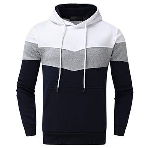 ใหม่ผู้ชายชุดวอร์ม 2 ชิ้นชุดเสื้อสเวตเตอร์มีฮู้ด+ กางเกงมีเชือกผูกชายเสื้อฮู้ดวิ่งกีฬาผู้ชายฤดูใบไม้ร่วงชุดกีฬา - Product Image 5