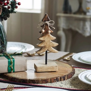 <b>Wooden</b> <b>Tree</b> Shape <b>Christmas</b> Decoration Handicraft Traditional Style Table Ornament <b>wooden</b> <b>tree</b> decor manufacturer - Product Image 1
