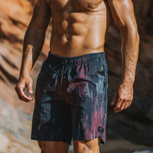 Pantalones Cortos Deportivos Impermeables 100% Poliéster para Hombre, Pantalones Cortos Ligeros para Entrenamiento, Sublimados, para Correr, de Secado Rápido - Product Image 6