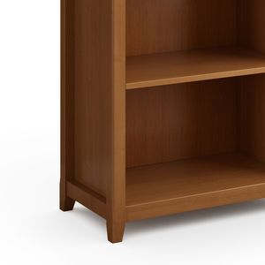 Libreria Amherst a 5 ripiani, solida, marrone chiaro dorato, da 30 pollici - Product Image 5