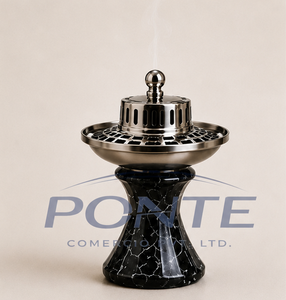 Wholesale Premium Stainless Steel <b>Hookah</b> Bowl With Integrated Heat Management System Luxury Marble Pattern Shisha Chillum - Product Image 3