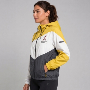 Wholesale Women Windbreaker Jacket Winter New Fashion Coat Solid Color Long Sleeved Pocket Regular Windbreaker Jacket Quick Dry - Product Image 3