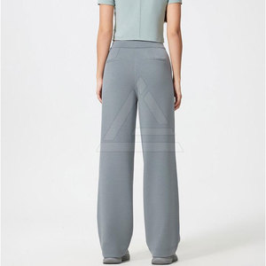 Stylish Women Flared Pant Soft Fabric With Elegant Design Ideal For Casual Wear Office Outfits And Modern Fashion Style - Product Image 4