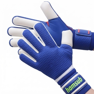 Gants de gardien de but de football personnalisés, haute performance, paume en latex, coupe hybride, pour entraînement et matchs. - Product Image 1