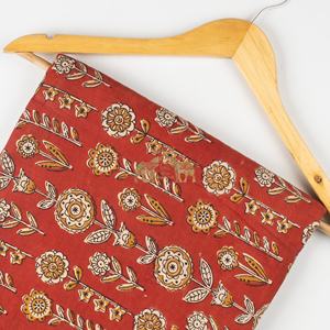 Tissu en coton Bagru imprimé à la main, motif floral, pour vêtements et kurtis - Product Image 3