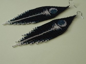 Boucles d'oreilles perlées légères, profil fin, finition lisse, prix usine en gros - Product Image 3