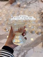 Copa de Vino con Diseño de Conchas Marinas, Decoración Costera, Vajilla Única con Inspiración Playera, Regalo con Temática Oceánica, Esencial para Fiestas de Verano en el Hogar o Bar