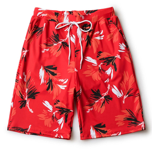 Shorts de bain pour hommes en polyester écologique, séchage rapide, antibactériens, service OEM, imprimé uni, poches avant, prix de gros - Product Image 1
