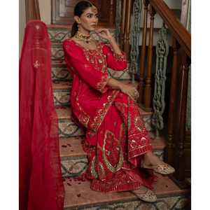 ชุดสูทผู้หญิงสวยงาม พร้อมงานปักและขอบตกแต่งอย่างหรูหรา ดูแลง่าย - Product Image 4