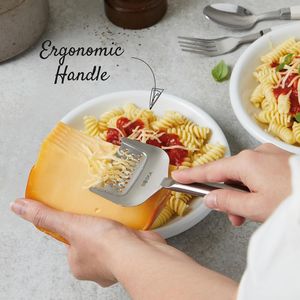 Copenhagen Stainless Steel <b>Cheese</b> <b>Grater</b> Rust-Proof Multifunctional Shredder for Hard <b>Cheese</b> and Citrus Vegetables - Product Image 3