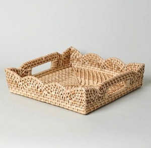 Luxury <b>storage</b> <b>tray</b> made from rattan great quality natural fiber organizer <b>trays</b> for home decor - Product Image 5