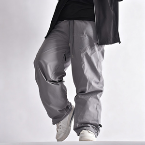 Pantalones de esquí de alta calidad para exteriores, cintura elástica, impermeables, transpirables, para snowboard. - Product Image 1