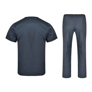 Uniforme médical professionnel en spandex, manches courtes, confortable, facile à porter, 2 pièces. - Product Image 4