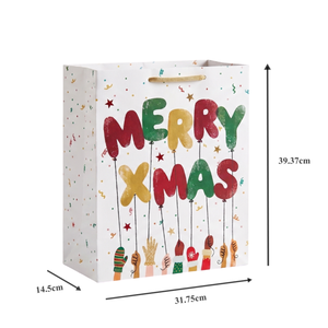 Coated Paper Luxury Christmas Gift <b>Bag</b> with Custom Size Printing and Logo for Special Occasions-Paper Art Viet - Product Image 2