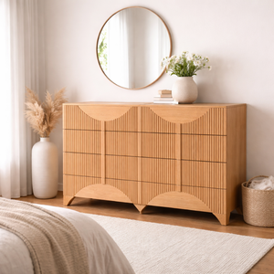 Colección HAVASU RANGE, Muebles de Madera para Dormitorio y Sala de Estar, Cómoda de Madera Duradera, Ecológica y Sostenible con 6 Cajones - Product Image 3