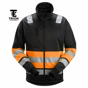 Premium <b>Men</b> <b>Reflective</b> Safety <b>Jackets</b> Lightweight Durable Workwear for Outdoor Jobs Construction Sites and Road Maintenance - Product Image 2