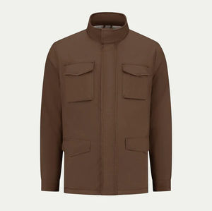 Chaqueta Cargo Urban Edge para Hombre con Logotipo Personalizado – Abrigo Utilitario Multibolsillos para Looks Modernos - Product Image 2