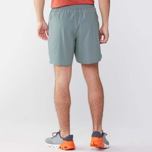 Shorts pour hommes de couleur unie, à séchage rapide, à taille élastique, avec poches, vêtements de sport décontractés - Product Image 3