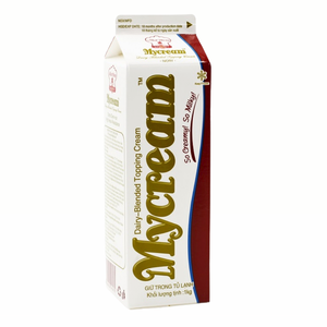 Crema No Láctea HALAL Más Vendida OEM/ODM Mycream Ivory, Crema para Cubrir Mezclada, 1KG, Precio al por Mayor, para Uso en Panadería - Product Image 1
