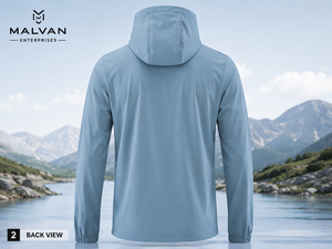 <b>Half</b> <b>Zip</b> Varsity <b>Jacket</b> <b>Men</b> Waterproof Plain Dyed Bonded Gym Clothes Run Windbreak Zipper Blank Wear Mesh Lining Custom Nylon - Product Image 2