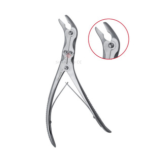 FRYKHOLM 24,0 cm Rongeur à os, instrument chirurgical pour la neurochirurgie de la colonne vertébrale, la chirurgie orthopédique et les procédures de coupe osseuse - Product Image 1