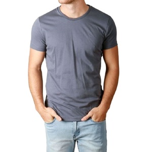 T-shirts pour hommes de haute qualité, prix de gros, personnalisables, 100% coton, séchage rapide, respirants, manches courtes, coupe classique, sur mesure - Product Image 2