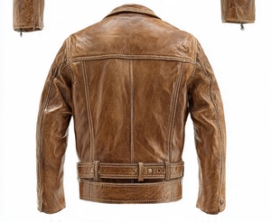 Veste en cuir de haute qualité, très élégante et stylée - Product Image 4