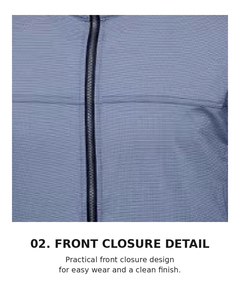 Chaqueta de Trabajo Ultraligera, Elástica y Resistente al Agua con Panel de Malla Transpirable |   Marca Coreana MARK MK-1116 OEM/ODM - Product Image 5