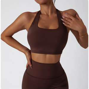 Plus Size Breathable Lightweight Women Fashionable Seamless Workout Front Logo High Waist Four-Way Stretch Short Sleeve Yoga Set - Product Image 4