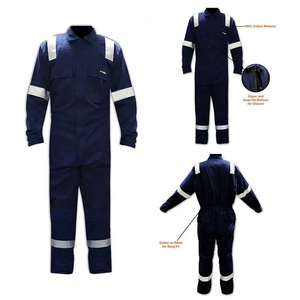Uniformes de travail en coton haute visibilité avec réflecteurs, vêtements de travail essentiels pour la sécurité et le confort - Product Image 3
