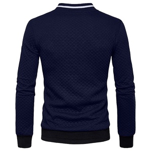 Conjunto deportivo informal de 2 piezas con cremallera de un cuarto, 100% algodón, estampado o liso, para correr y hacer ejercicio. - Product Image 6