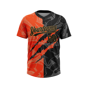 เสื้อซอฟต์บอลสีสันตามสั่งขายดี ระบายอากาศได้ดี แห้งเร็ว คุณภาพสูง ขายส่ง ชุดยูนิฟอร์มแบบซับลิเมชั่นเต็มตัว ออกแบบได้ - Product Image 1