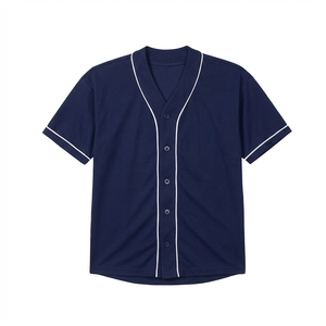 Jersey de Béisbol Personalizable Unisex, el Mejor Jersey de Béisbol, Duradero, Talla Grande, Corte Regular, Ropa Deportiva para Adultos, 100% Poliéster - Product Image 1