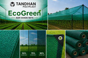 Malla de Sombreado Agrícola TANDHAN POLYPLAST EcoGreen, Protección UV, HDPE Virgen, Anti-Granizo, Tamaños Personalizados - Product Image 5