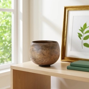 <b>Decorative</b> Handmade Wooden Bowl Wabi Sabi Design Uncoated Wood Craft <b>Decorative</b> Item For Home <b>Decorating</b> - Product Image 4