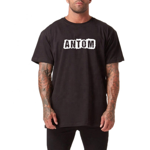 240 Gsm Mens 100% Cotton Jersey Mock Rib Neck Oversize Drop Shoulder Plus Size Breathable T shirt Streetwear Heavyweight Solid - Product Image 5