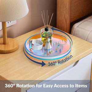 ถาดอะคริลิคใส่เครื่องสำอางอเนกประสงค์ NiHome สำหรับจัดระเบียบเครื่องสำอาง ถาดตกแต่งอเนกประสงค์สำหรับห้องครัว ห้องน้ำ และห้องนั่งเล่น - Product Image 4