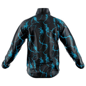 Vêtements de sport décontractés pour hommes, personnalisés, imperméables et respirants, avec fermeture éclair sur le devant, pour le fitness, la course et l'entraînement en salle de sport – Vente en gros - Product Image 5