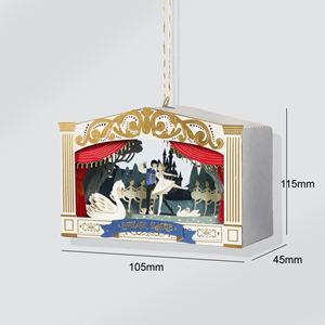 2026-01-12 Fantastic Vintage Steam Train DIY Miniature Handmade Die-Cut Customized Paper Model Kit <b>3D</b> Art Collectible <b>Puzzle</b> - Product Image 5