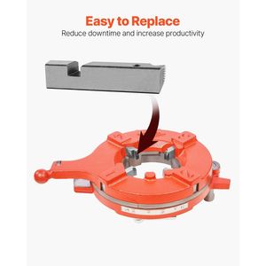 Set da 4 Maschi per Filettatura Tubi HSS per Mano Destra 1"-2" NPT Compatibili con Macchine Filettatrici Integrate - Product Image 6