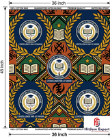 Fabricante de Telas Africanas de Lujo con Estampado de Cera, Personalizadas para Aniversarios Universitarios, Conveniones y Celebraciones, OEM Nigeria