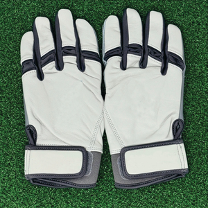 Gants de frappe de baseball à manchette longue de la série originale, en cuir, avec fermeture auto-agrippante, design durable et léger, plusieurs modèles - Product Image 1