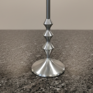 Porte-bougie conique moderne en aluminium moulé, chandelier géométrique minimaliste pour centre de table de mariage - Product Image 6