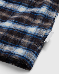 Wholesale Men's High Quality <b>Flannel</b> Hooded Front Logo Windproof Eco-Friendly Streetwear Plaid <b>Jacket</b> Standard Outerwear - Product Image 5