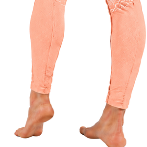 Leggings d'équitation pour femmes Peach, taille haute, extensibles, avec grip en silicone sur toute la surface, pour l'entraînement et la compétition - Product Image 3