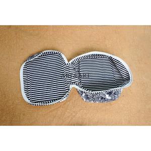 Modern Eco-Friendly Cotton Fabric Floral Print 3-Piece <b>Case</b> for Women Makeup Artists Zipper Closure Lightweight Fashion Style - Product Image 5