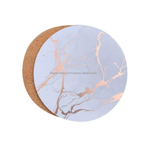 Wholesale Classic Style Marble Wooden <b>Coasters</b> Stone <b>Coasters</b> <b>for</b> <b>Drinks</b> Tea <b>for</b> Hotel Use From Falak World Export - Product Image 6