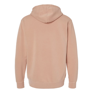 Sweat à capuche décontracté pour homme en molleton de coton pêche, coupe classique, couleur unie, avec poche kangourou, style streetwear - Product Image 6