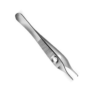 Pinzas Adson Rectas 1x2 con Dientes Delicados de 120 mm, Pinzas Adson de Precisión para Uso Médico - Product Image 5