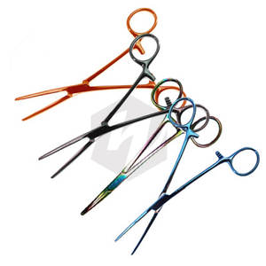 คีมหนีบคาร์มาลท์ ขนาด 8 นิ้ว แบบตรง เคลือบสี สำหรับผ่าตัด หยุดเลือด ทำจากสแตนเลส ใช้ในสัตวแพทย์ ทันตกรรม และการแพทย์ - Product Image 4